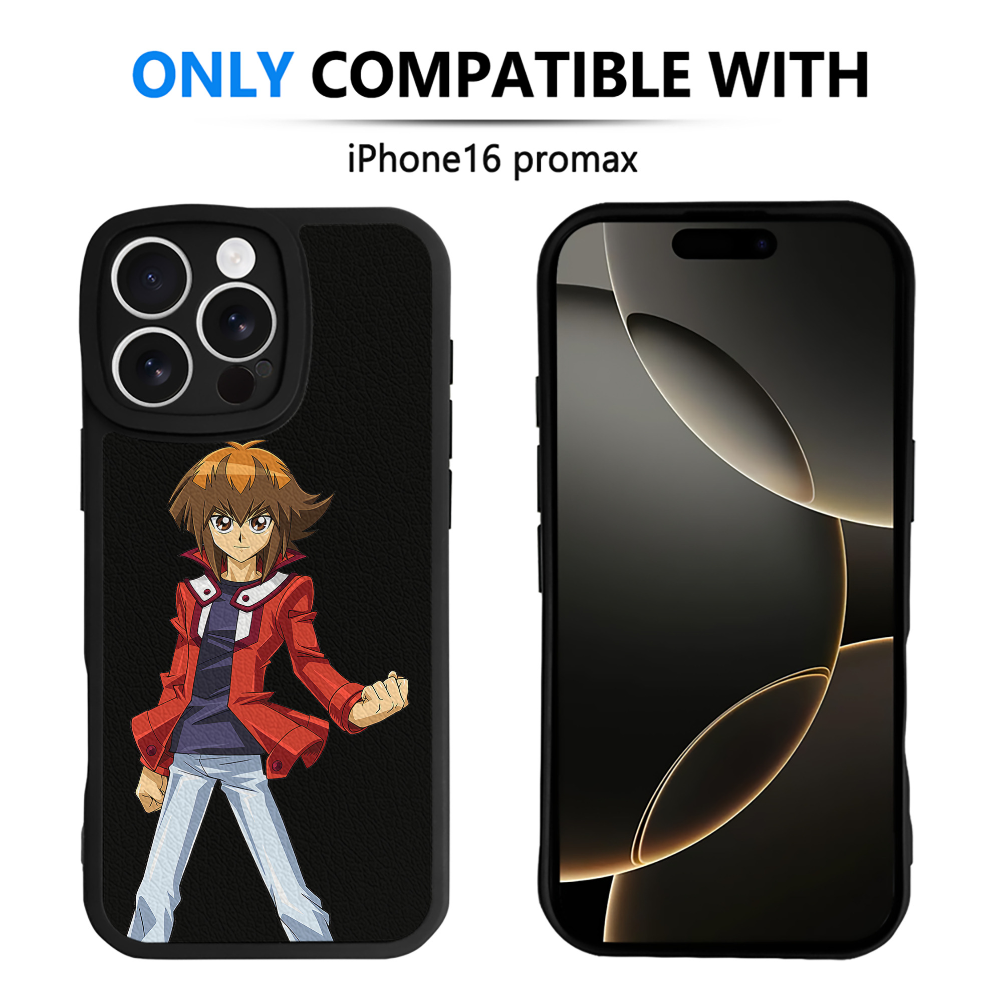 遊☆戯☆王 Yu-Gi-Oh! 【iPhone 16シリーズ対応】シリコンスマホケース（レザー調） 材質：シリコン